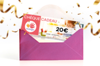 cheque regalo de 20 euros - Ideas de Regalos DIY Navidad - 10doigts.fr