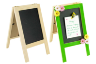Double-Sided Chalkboard Easel - 1 - Wooden Chalkboards - 10doigts.com - Wooden Chalkboards - 10doigts.fr