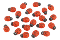 Wooden Adhesive Ladybugs - 24 Pieces - 1 - Painted Wooden Decor - 10doigts.com - Painted Wooden Decor - 10doigts.fr