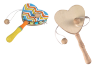 Corazón tam-tam madera - Instrumentos de madera - 10doigts.fr
