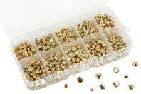 Cajón de perlas doradas - alrededor de 500 perlas - Perlas Metalizadas, Irisadas - 10doigts.fr