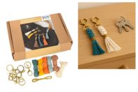 Macramé Keychain Kit - 6 Pieces - 1 - Keychains - 10doigts.com - Keychains - 10doigts.fr