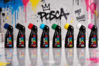 Cofre POSCA MOP'R 8 colores - Marcadores POSCA: la referencia mundial de la pintura nómada - 10doigts.fr
