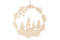 Decorative Wooden Christmas Wreath - 1 - Christmas Wreaths - 10doigts.com - Christmas Wreaths - 10doigts.fr