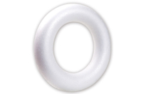 22 cm Styrofoam Wreath - 1 - Decorative Shapes - Styrofoam - 10doigts.com - Decorative Shapes - Styrofoam - 10doigts.fr