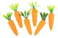 Styrofoam Carrots - 6 Pieces - 1 - Easter Decorative Accessories - 10doigts.com - Easter Decorative Accessories - 10doigts.fr