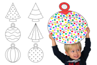 decoraciones de clase navidad - Kits creativos de Navidad para los niños - 10doigts.fr