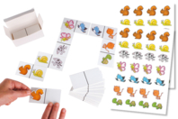 Customizable Domino Game + 56 Stickers - 0 - Educational Kits - 10doigts.com - Educational Kits: The joy of hands-on learning. - 10doigts.fr