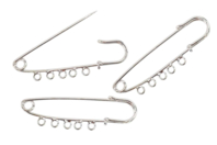Broche imperdibles plateados y 5 anillos - Broches - 10doigts.fr