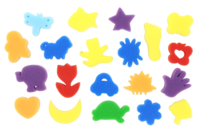 esponja de pintura con motivos - Tampones de espuma, esponjas - 10doigts.fr