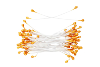 Orange Flower Stamens - 100 Pieces - 1 - Crepe paper flowers - 10doigts.com - Crepe paper flowers - 10doigts.fr