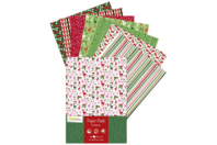 Glossy Paper with Christmas Patterns - 96 Sheets - 2 - Christmas Theme - 10doigts.com - Christmas Craft Paper - 10doigts.fr