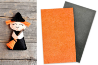 Halloween Felt, 50 x 75 cm - 1 - Felt Sheets - 10doigts.com - Felt Sheets - 10doigts.fr