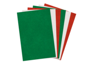 Christmas Felt, 20 x 30 cm - 6 sheets - 1 - Felt Sheets - 10doigts.com - Felt Sheets - 10doigts.fr