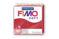 Fimo Soft 57gr - cereza - N° 26 - Pasta Fimo Soft - 10doigts.fr