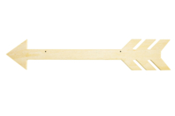 Wooden Arrow - 40 cm - 1 - Door Sign - 10doigts.com - Door Sign - 10doigts.fr