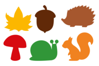 Formas de otoño en cartón resistente - 60 unidads - Formas en cartón duro - 10doigts.fr