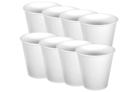 Vaso de cartón blanco - Decoraciones de mesa - 10doigts.fr