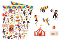 Stickers "Circus" - 110 pcs - 1 - Birthday Stickers - 10doigts.com - Birthday Stickers - 10doigts.fr