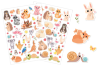 Animal Stickers and Their Babies - 66 pcs - 1 - Animal Stickers - 10doigts.com - Animal Stickers - 10doigts.fr