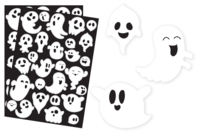 GOMETS fantasmas - Gomets Halloween - 10doigts.fr