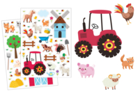 gommettes ferme - Animal Stickers - 10doigts.fr
