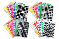 gommettes géométriques - Assorted Shapes Stickers - 10doigts.fr