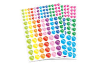 Metallic Round Stickers - 348 pcs - 1 - Round Stickers - 10doigts.com - Round Stickers - 10doigts.fr