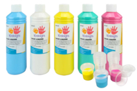 Gouache 10doigts efecto tiza, 500 ml - 5 colores - Tizas, pizarras, pizarrones - 10doigts.fr