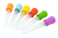Assorted Color Pipettes - 6 pcs - 1 - Ink Accessories - 10doigts.com - Ink Accessories - 10doigts.fr