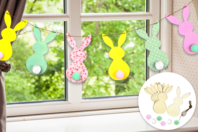 guirnalda conejo - Kits creativos de Pascua - 10doigts.fr