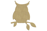 Wooden Owl to Decorate - 1 - Wooden Animals - 10doigts.com - Wooden Animals - 10doigts.fr