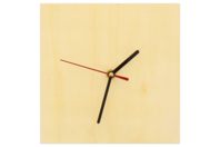 Square Wooden Clock - 1 - Craftable Clocks - 10doigts.com - Craftable Clocks - 10doigts.fr