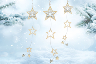 Assembly Kit: Star Garland - 1 - Christmas Garland and Ornaments - 10doigts.com - Christmas Garland and Ornaments - 10doigts.fr