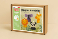 Kit bougies à modeler animaux - Candle Waxes - 10doigts.fr
