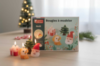 kit de velas modelables Navidad - Libros y Kits de Velas - 10doigts.fr