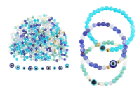 Kit pulseras ojo de la suerte - 10 unidads - Kits Joyas - 10doigts.fr