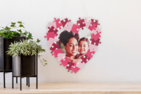 Heart Puzzle Frame Kit - 4 Frames - 1 - Creative Kits for Mother's Day - 10doigts.com - Creative Kits for Mother's Day - 10doigts.fr