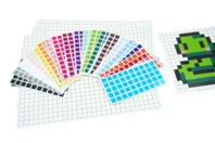 kit créatif pixel art - Creative Sticker Kits - 10doigts.fr