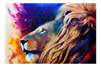 Diamond Painting Kit Lion - 50 x 40 cm - 1 - Diamond Painting: Complete Kit - 10doigts.com - Diamond Painting: Complete Kit - 10doigts.fr