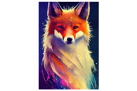 Diamond Painting Kit, Fox - 1 - Diamond Painting: Complete Kit - 10doigts.com - Diamond Painting: Complete Kit - 10doigts.fr