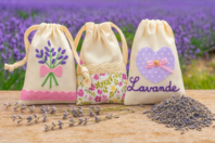 Kit de bolsitas de lavanda - 6 unidads - Algodón, lino - Textiles - 10doigts.fr