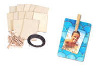 Wooden Memo Magnet Kit - 12 Pieces - 1 - Father's Day Activity Kits - 10doigts.com - Father's Day Activity Kits - 10doigts.fr