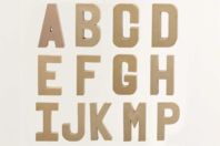 Mâché Paper Letters - 1 - Cardboard Letters - 10doigts.com - Cardboard Letters - 10doigts.fr