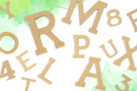 letras de madera mediana - Deco en madera cruda - 10doigts.fr