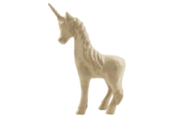 Paper Mache Unicorn - 1 - Cardboard Animals - 10doigts.com - Cardboard Animals - 10doigts.fr