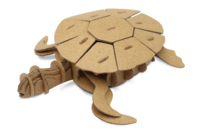 Assemble-it Turtle - 1 - Cardboard Models - 10doigts.com - Cardboard Models - 10doigts.fr