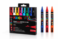 Posca Brush Markers - 8 Colors - POSCA Markers - 10doigts.fr