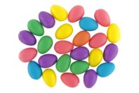 mini huevos de plástico de colores variados - Huevos de Pascua creativo - 10doigts.fr