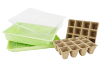 Mini Greenhouse + Seedling Tray 24 Holes - 1 - Gardening for Kids - 10doigts.com - Gardening for Kids - 10doigts.fr